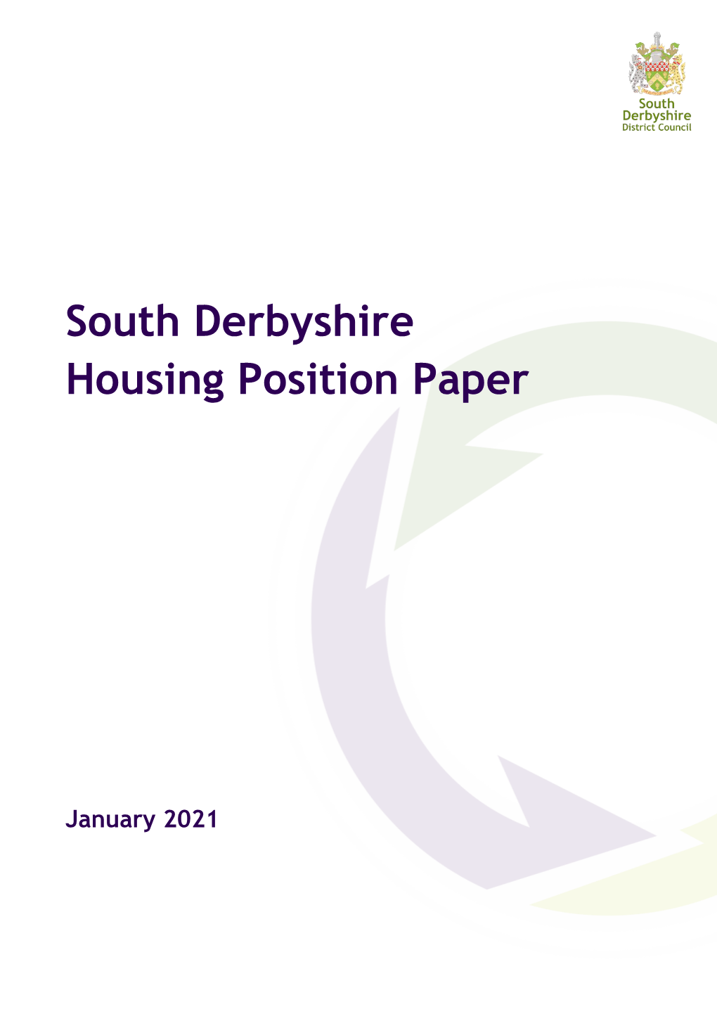 Housing Position Paper January 2021