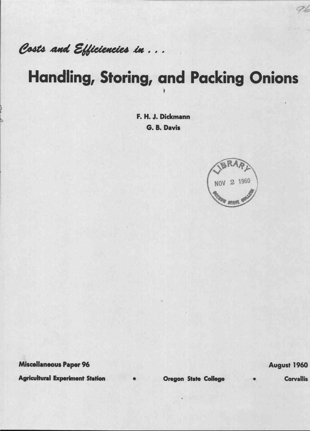 Handling, Storing, and Packing Onions
