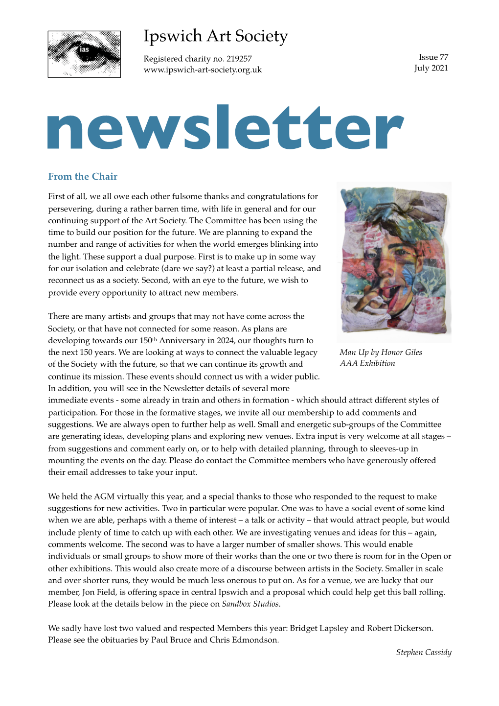 Newsletter August 2021 (Pdf)