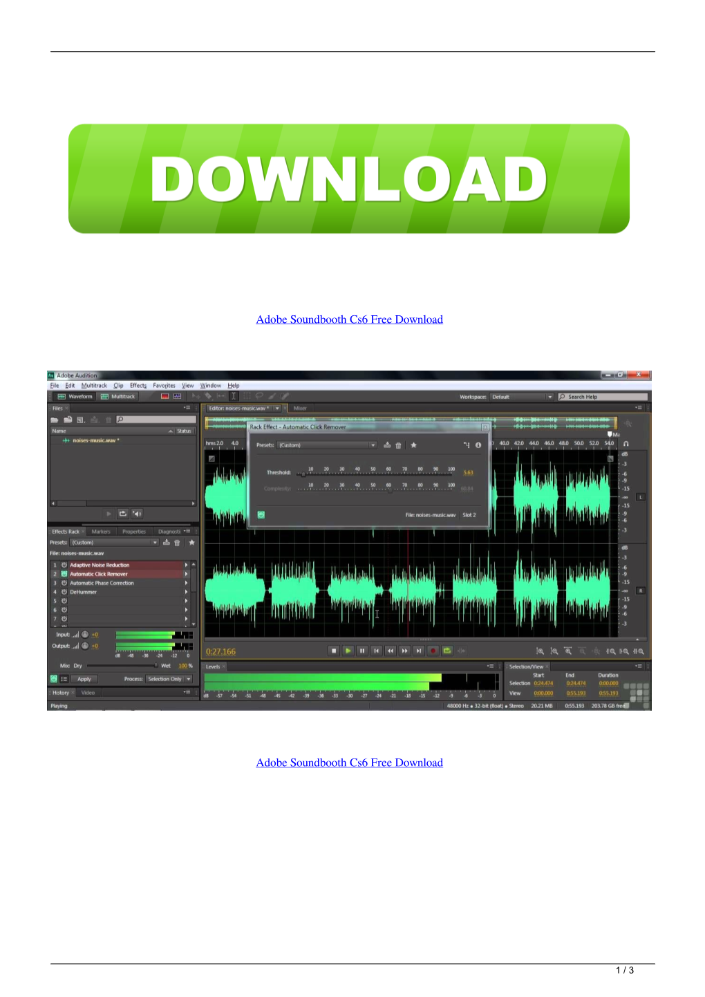 Adobe Soundbooth Cs6 Free Download