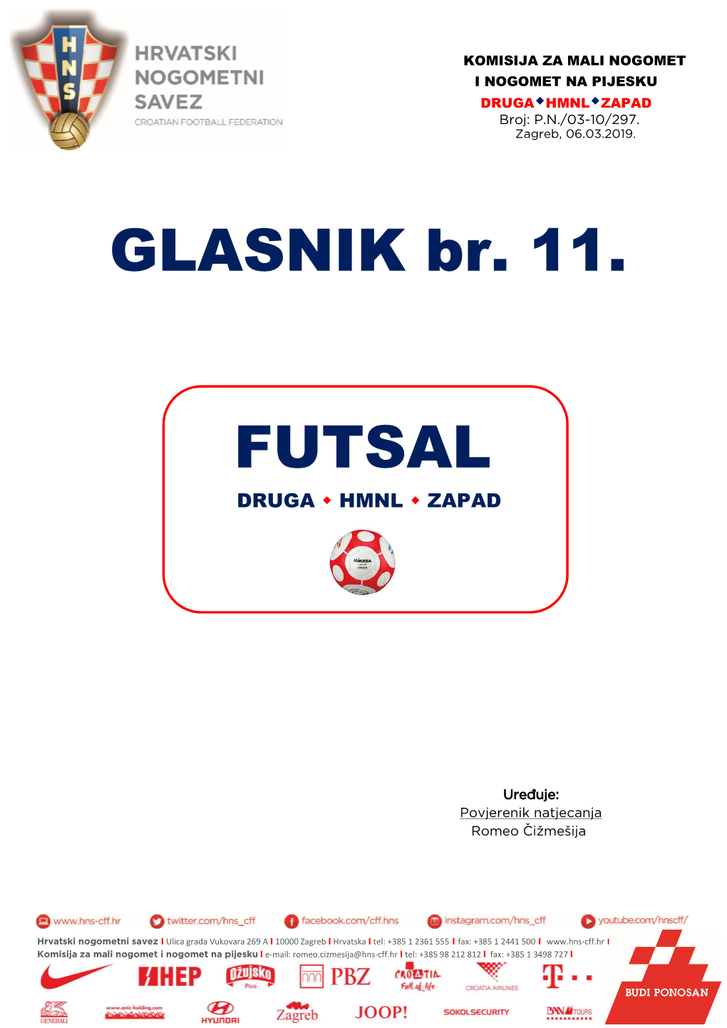 GLASNIK Br. 11. FUTSAL