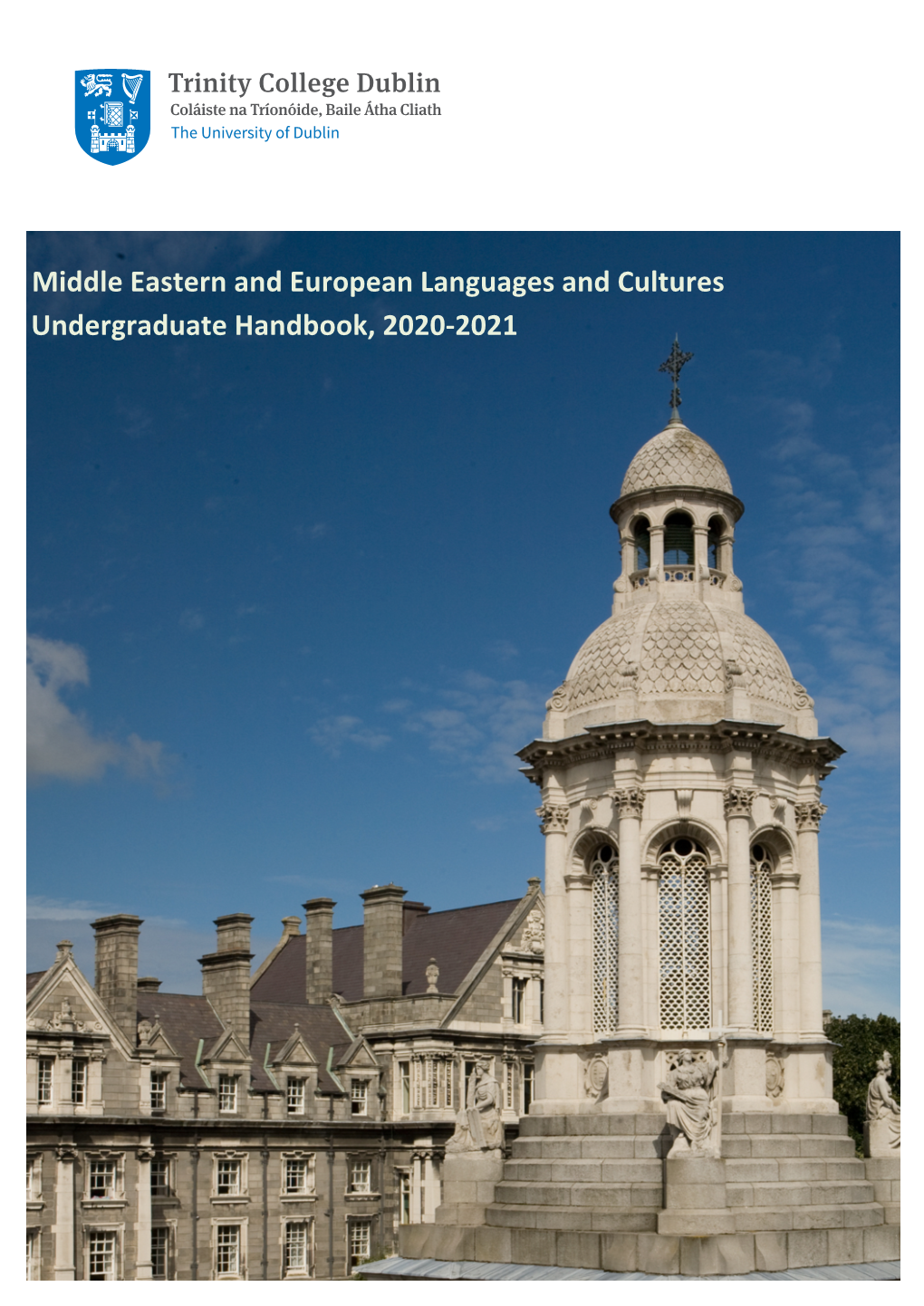 Middle Eastern and European Languages and Cultures Undergraduate Handbook, 2020-2021
