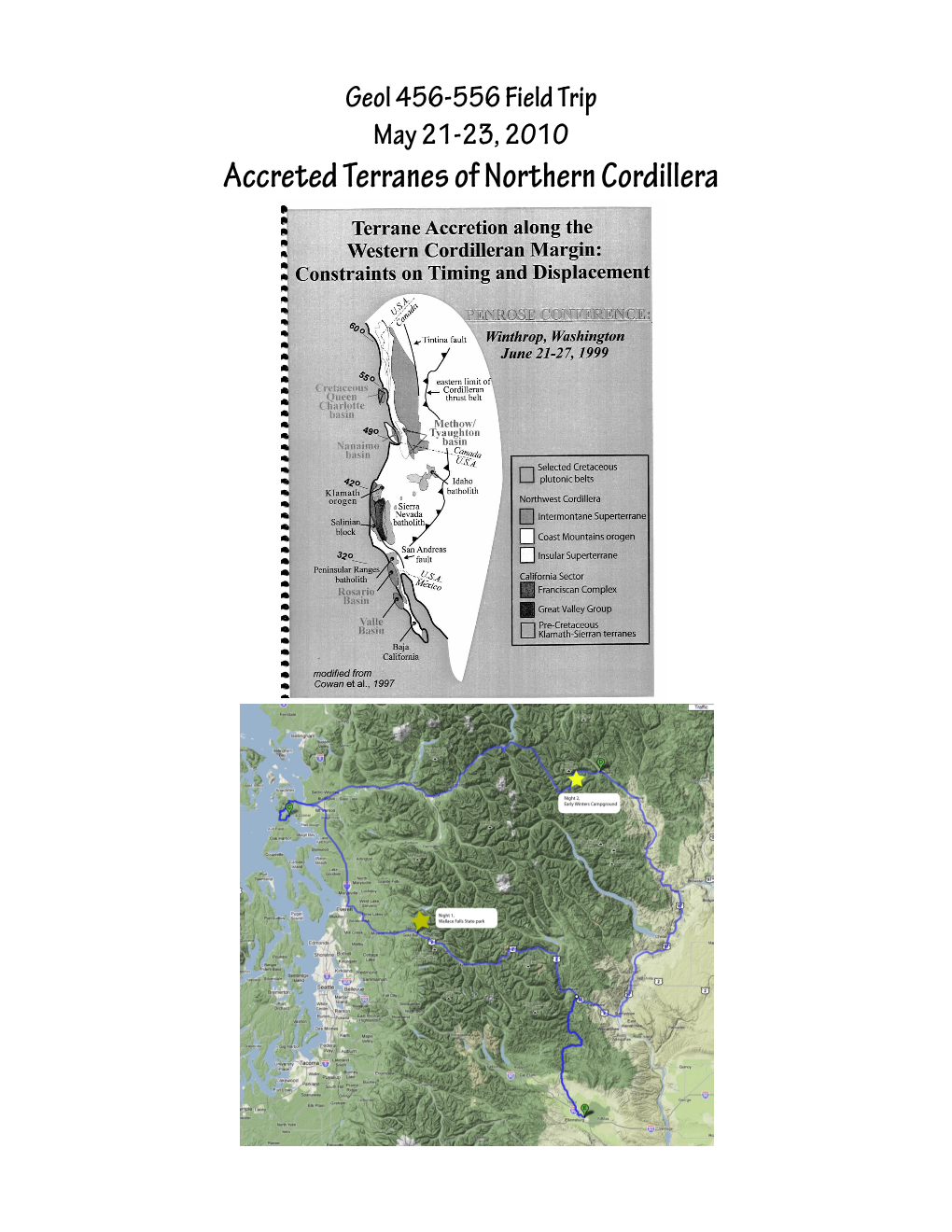 Accreted Terranes of Northern Cordillera