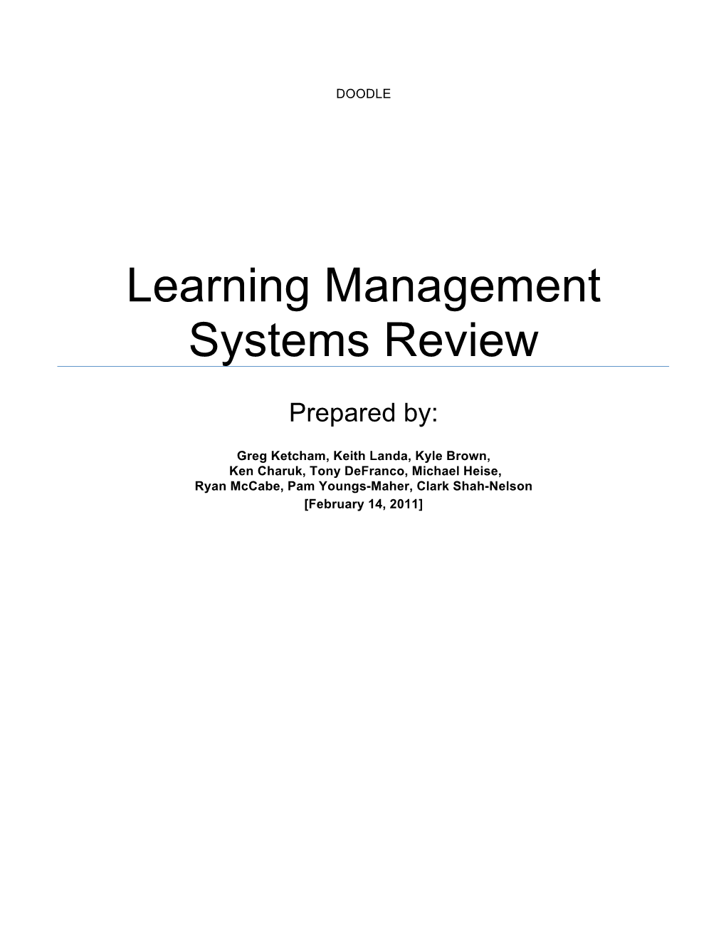 Learning Management Systems Review