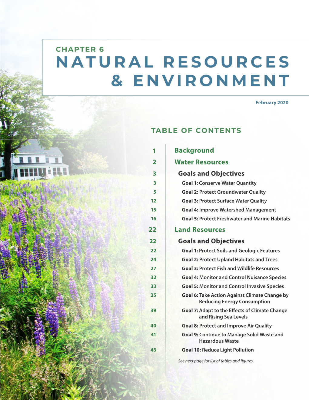 6. Natural Resources & Environment