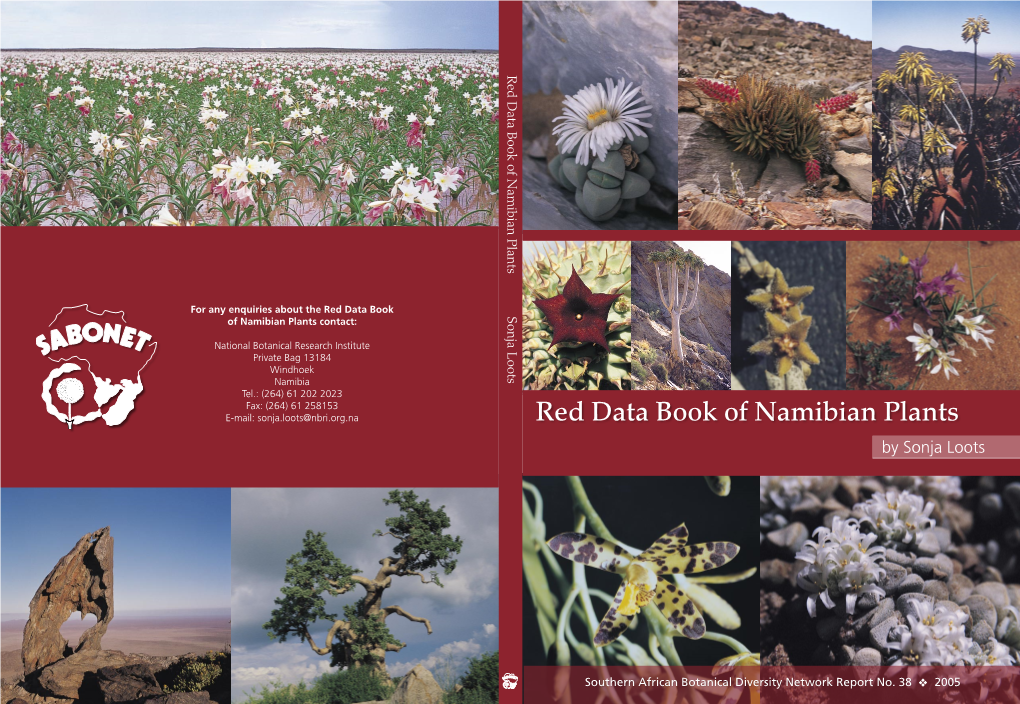 Red Data Book of Namibian Plants