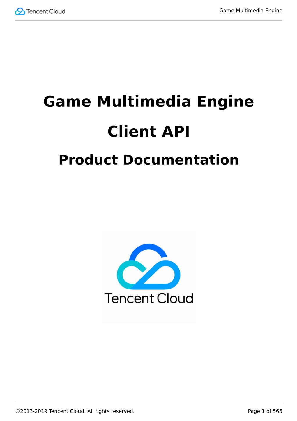 Game Multimedia Engine Client API