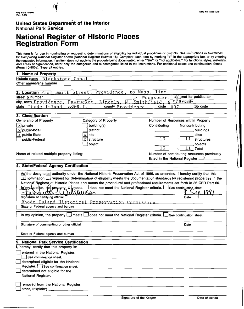 National Register of Historic Places Registration Form