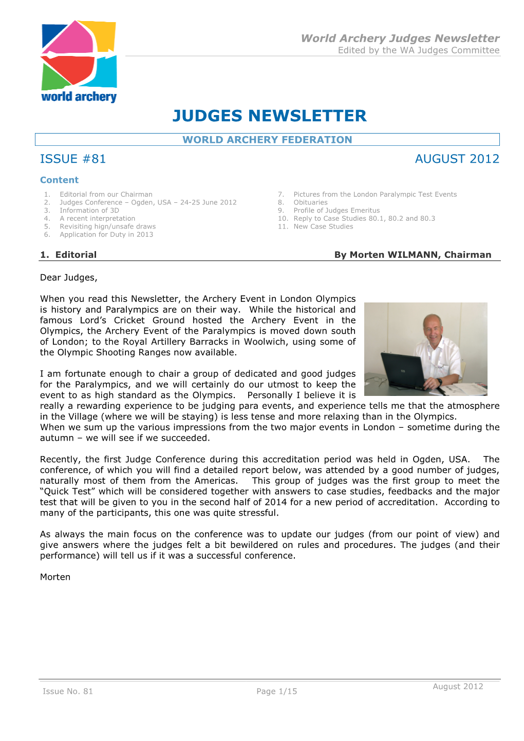 Judge Newsletter 81