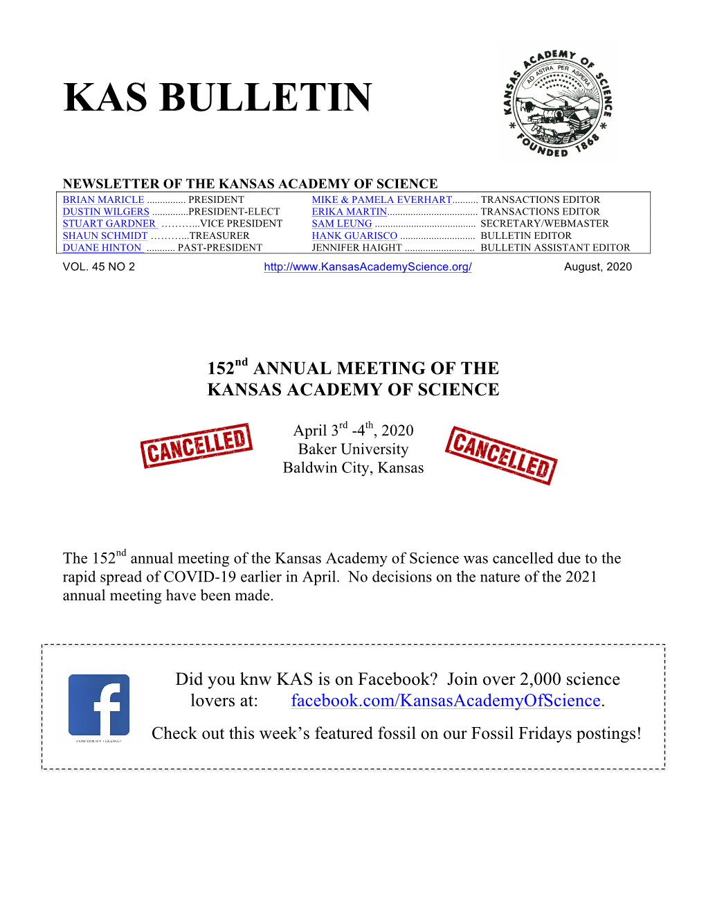 Kas Bulletin