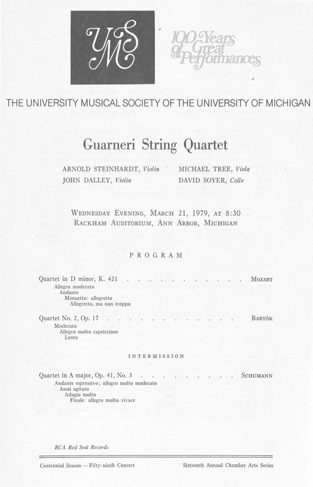 Guarneri String Quartet