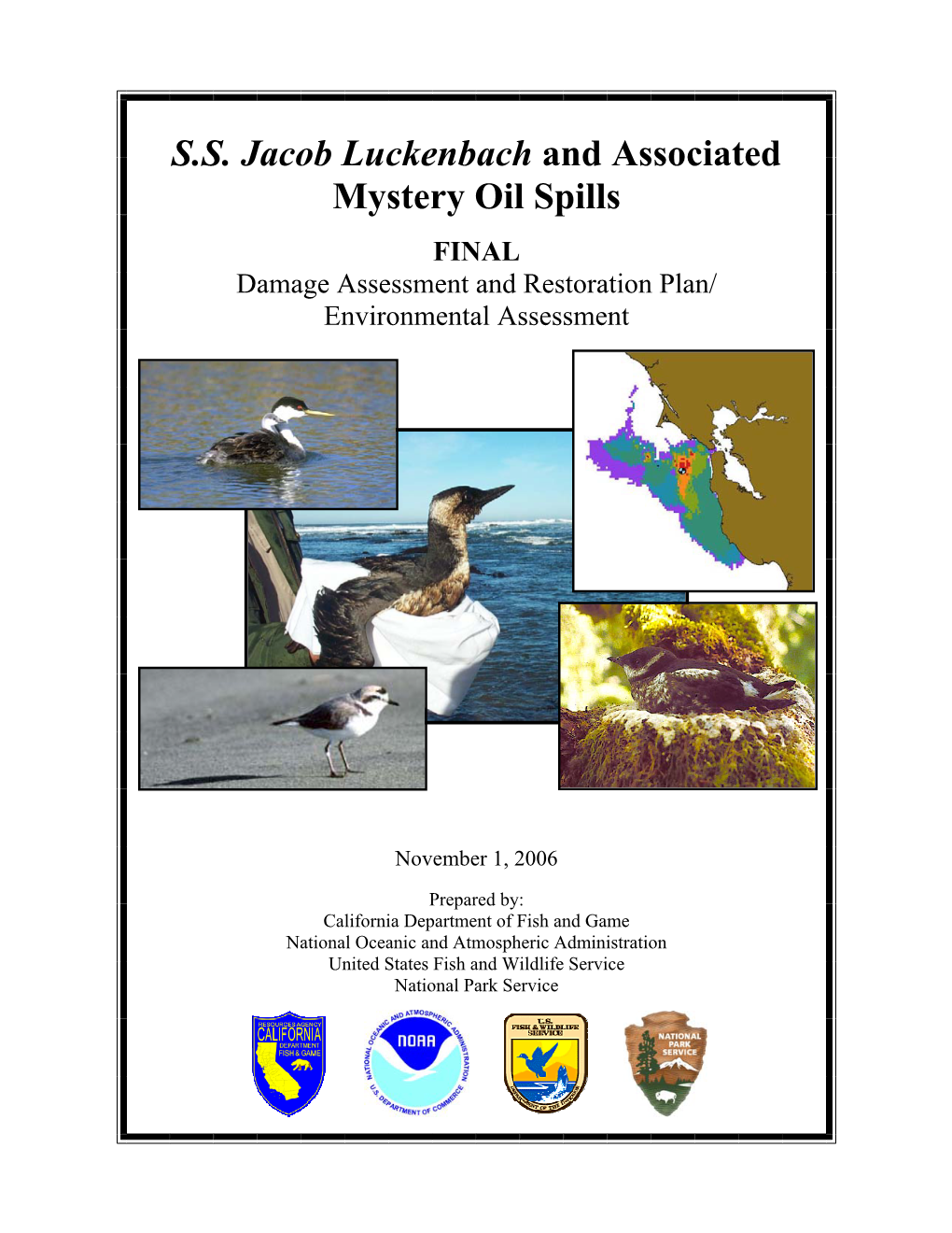 S.S. Jacob Luckenbach and Associated Mystery Oil Spills