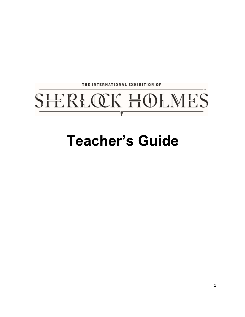 Teacher's Guide