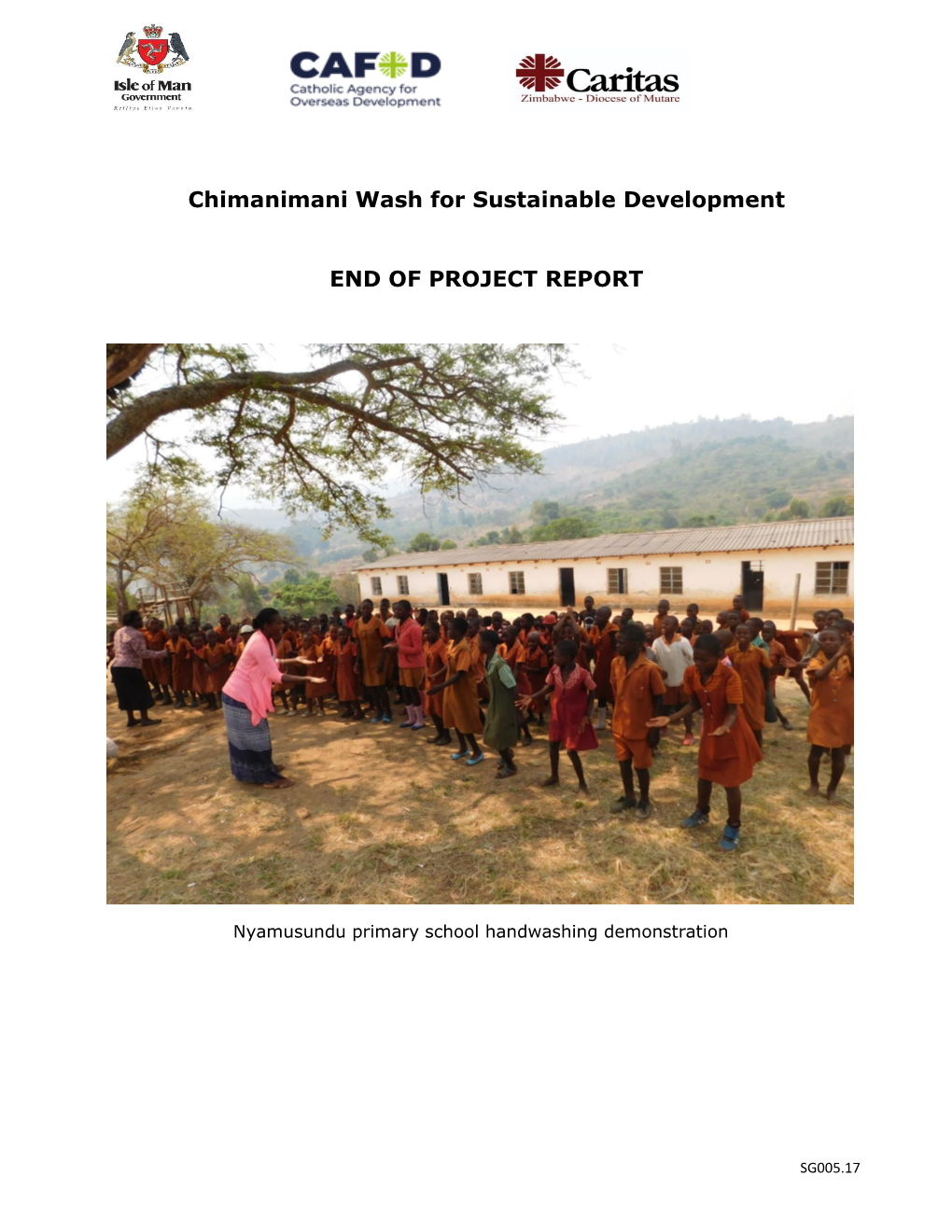 Chimanimani Wash for Sustainable Development END of PROJECT