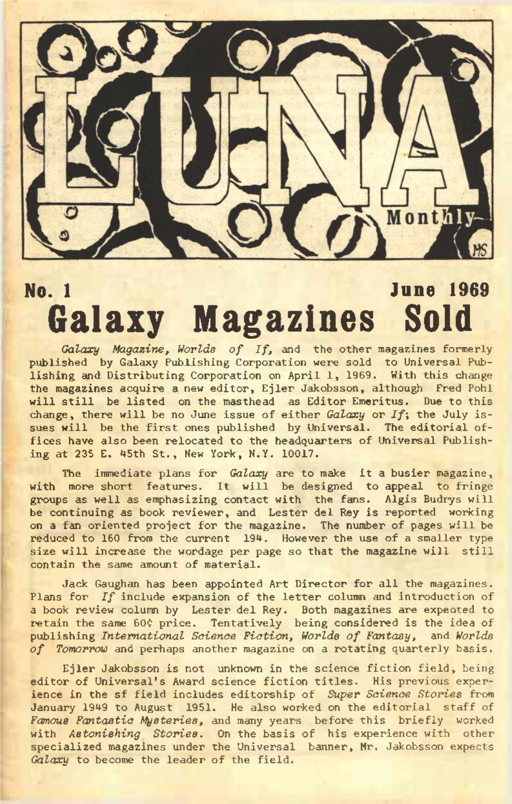 Galaxy Magazines