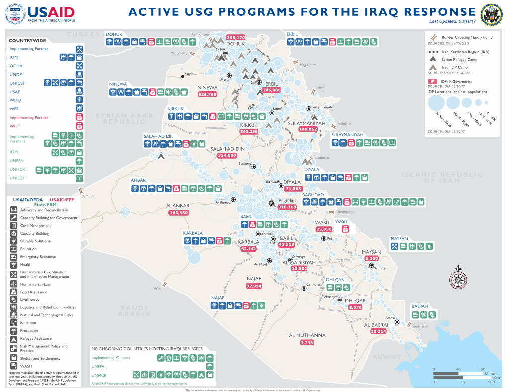 08.11.17 Iraq Displacement Fact Sheet Countrywide