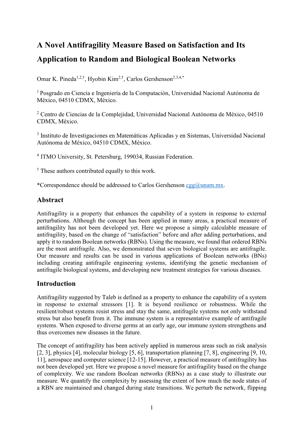 A Novel Antifragility Measure Based on Satisfaction and Its Application to Random and Biological Boolean Networks