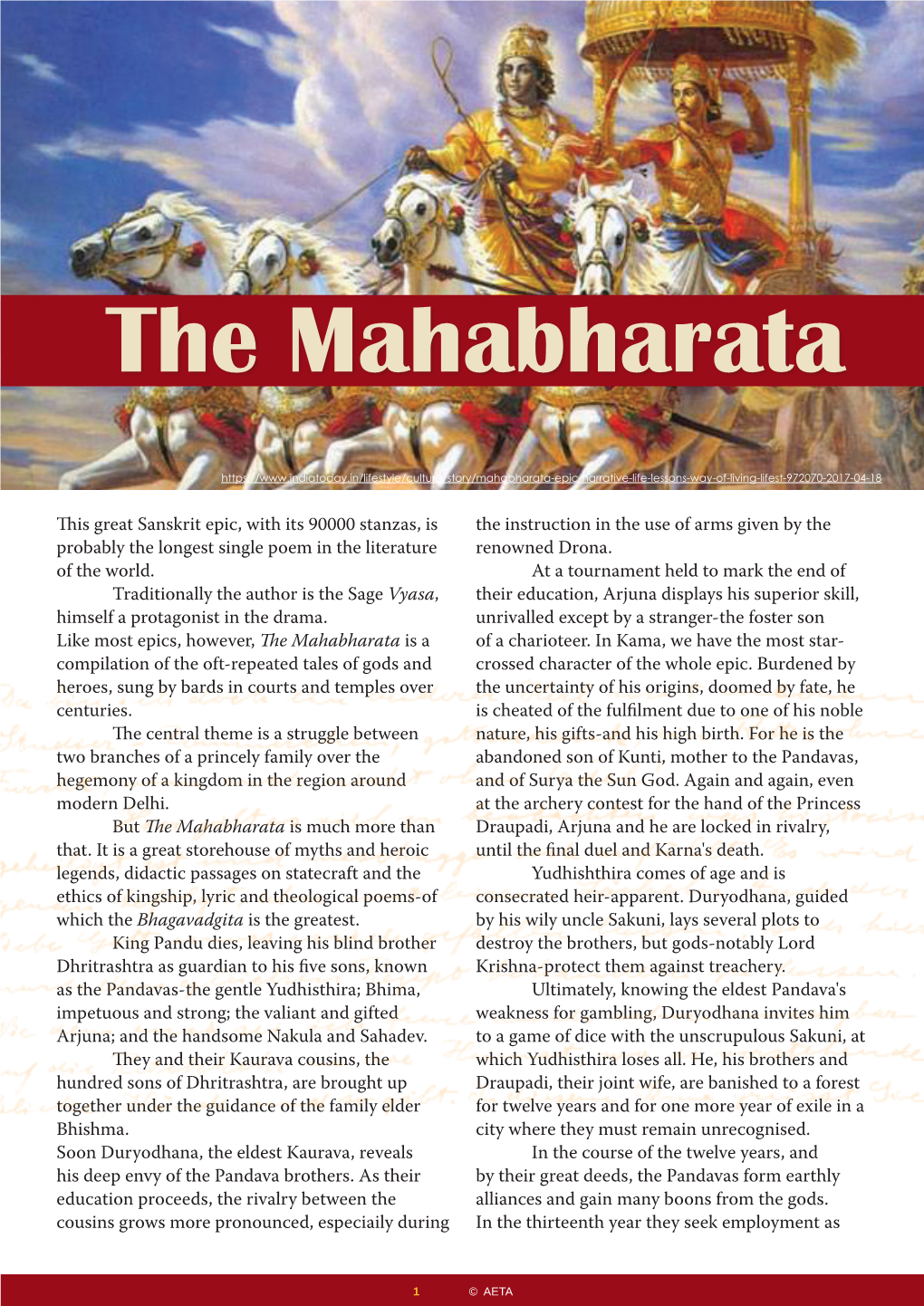 The Mahabharata