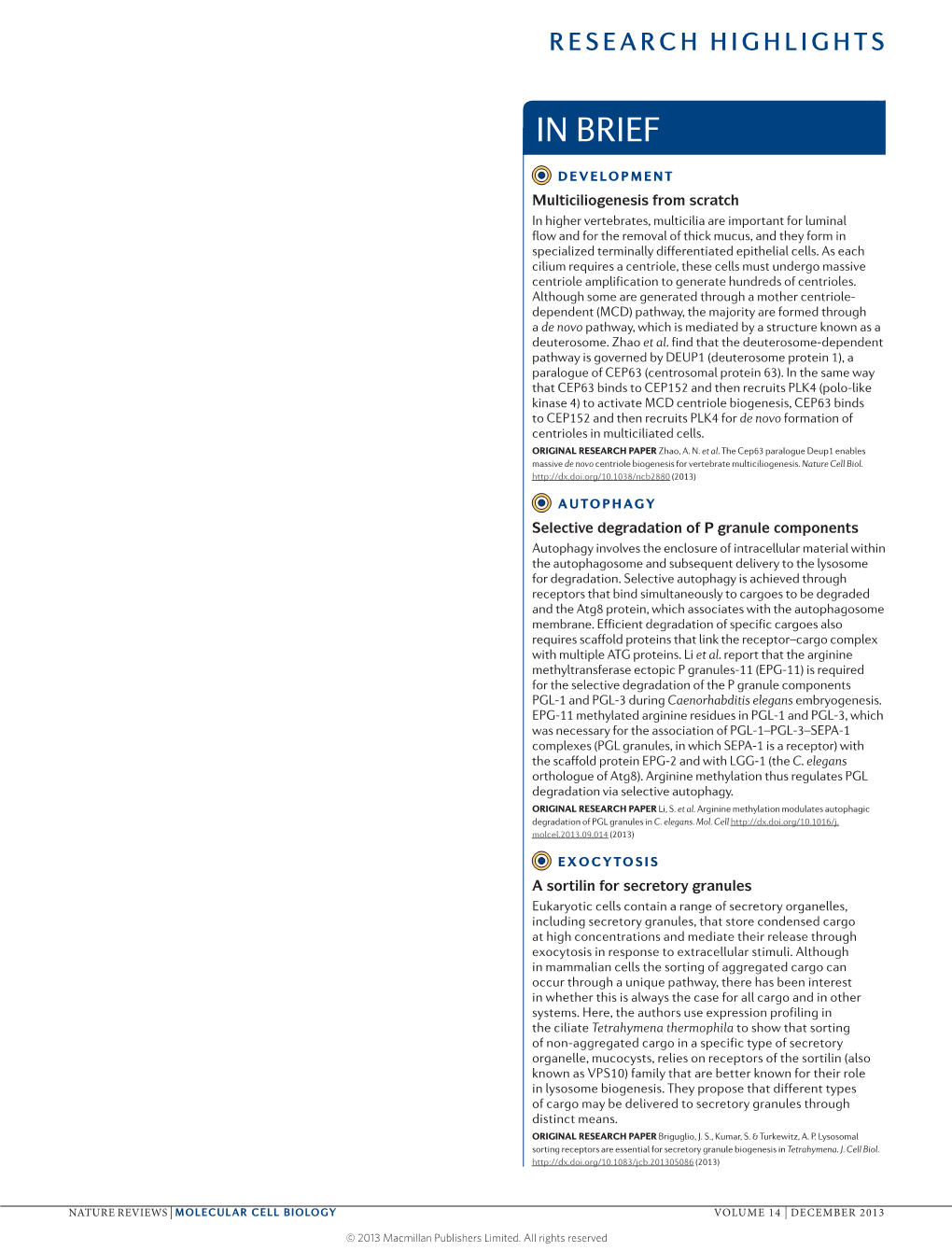 Autophagy: Selective Degradation of P Granule Components