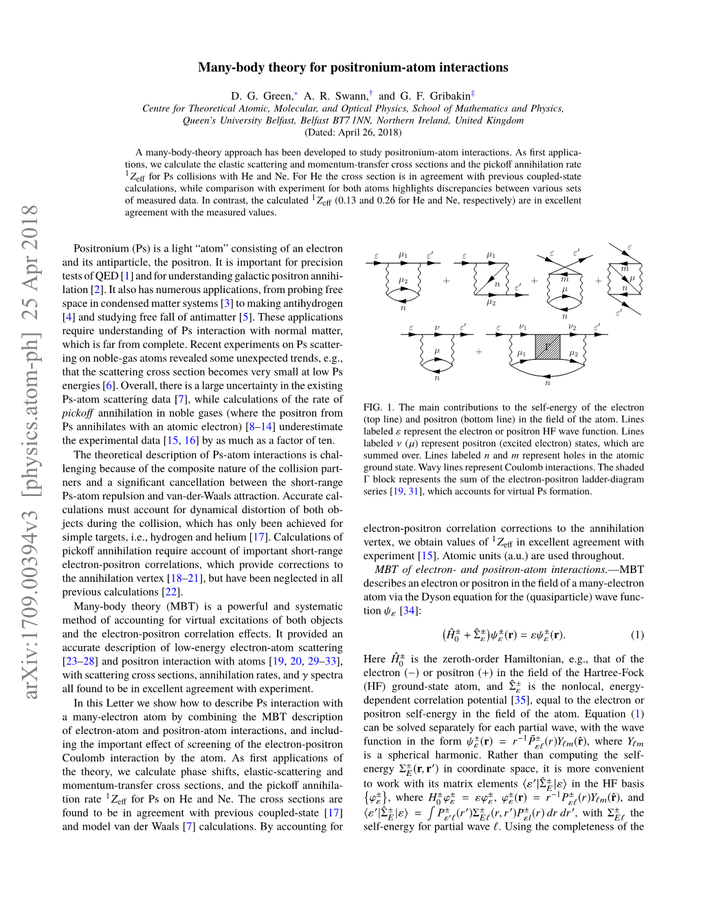 Many-Body Theory of Positronium-Atom Scattering