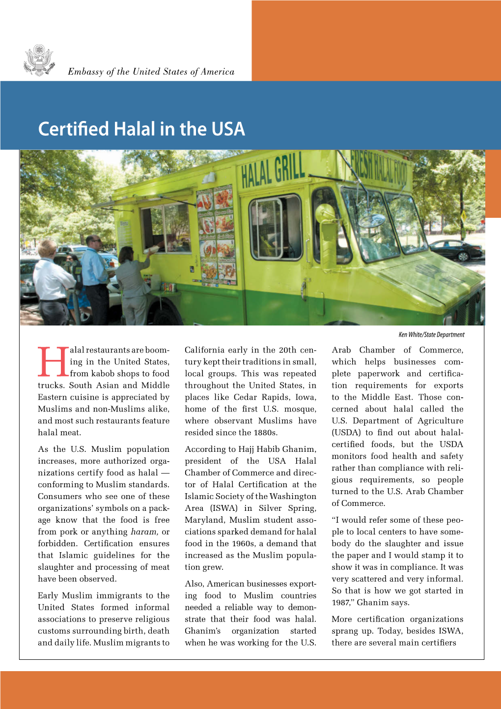 Certified Halal in the USA