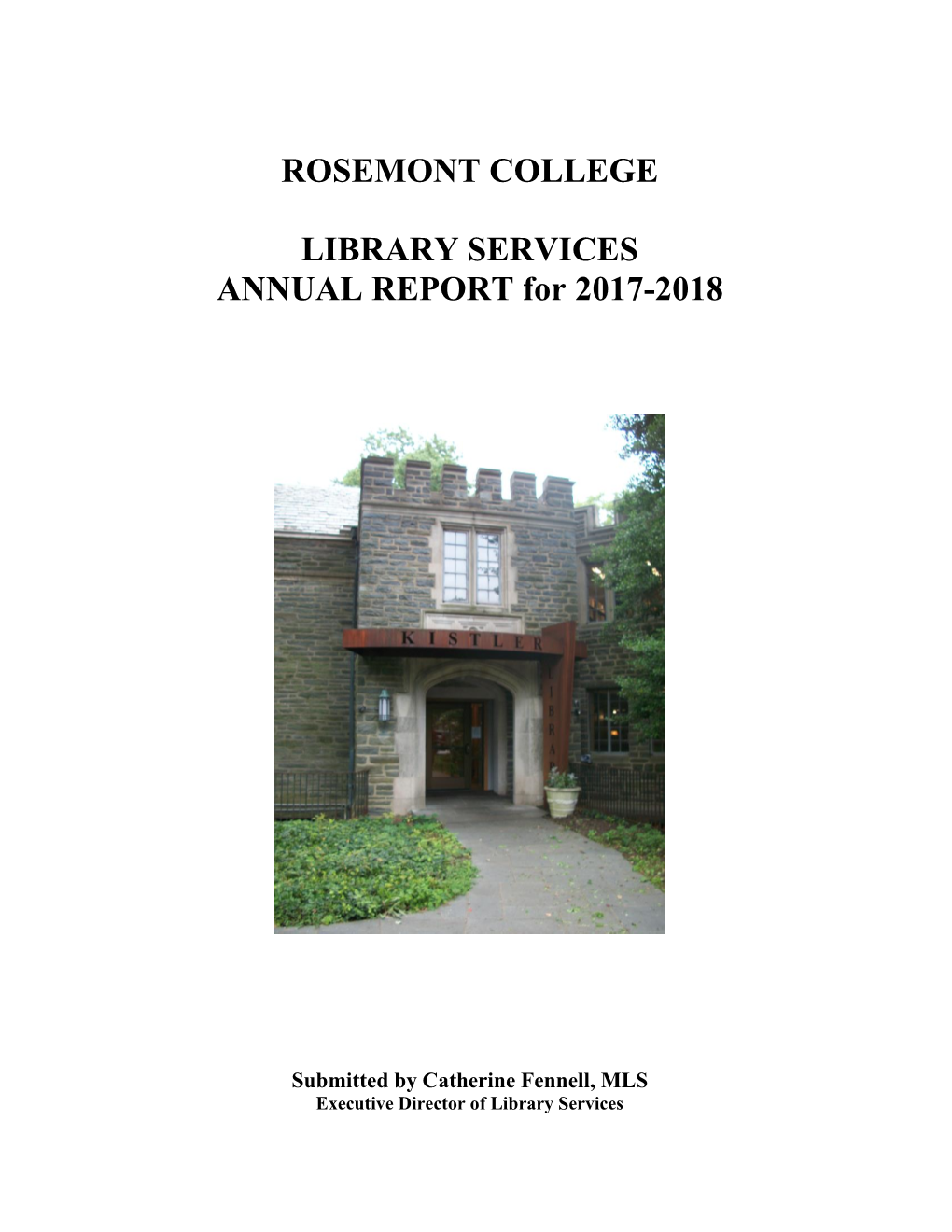 Library Services Annual Report 2017-2018