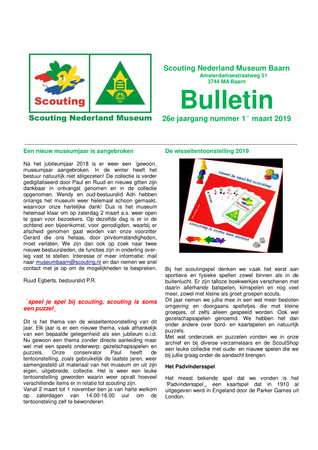 Museum Bulletin 2019 Compleet.Pdf