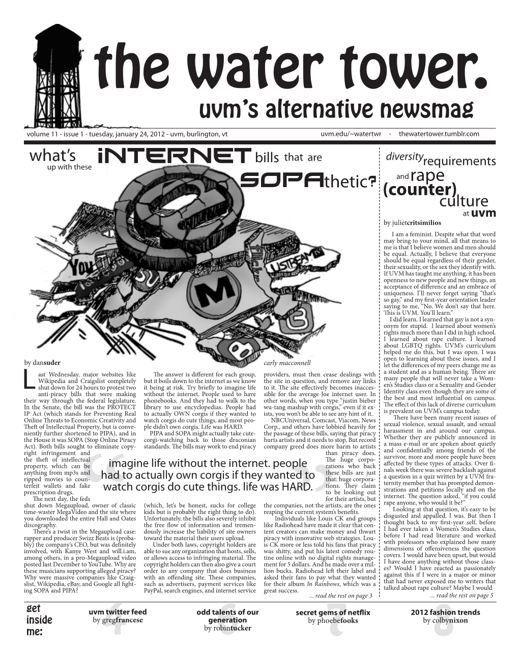 The Water Tower Vol. 11 Issue 1