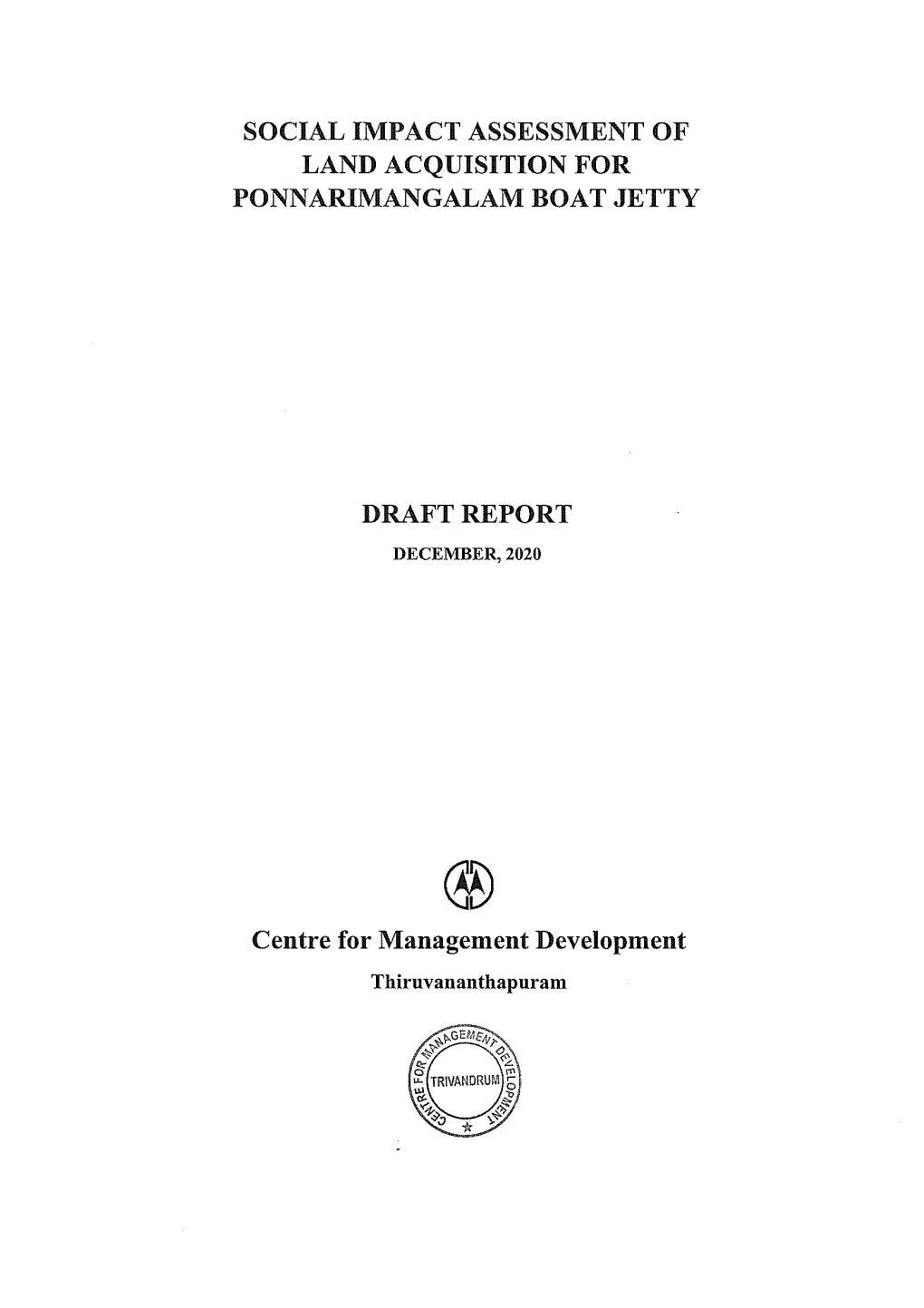 SIA-Draft Report-Ponnarimangalam Boat Jetty-English.Pdf