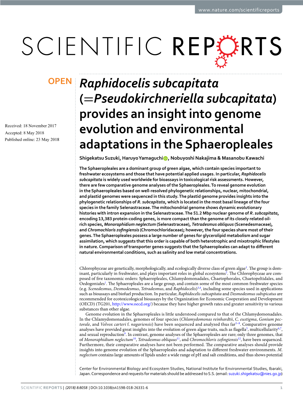 Provides an Insight Into Genome Evolution And