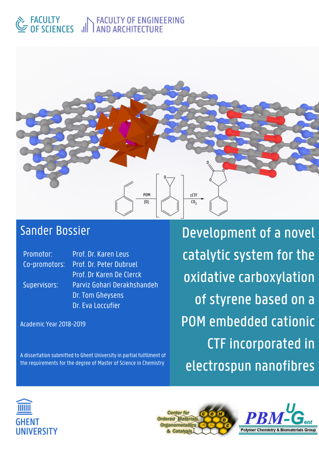 A Novel Catalytic System for the Oxidative Carboxylation of Stryene Based on a POM Embedded Cationic CTF Incorporated in Electro