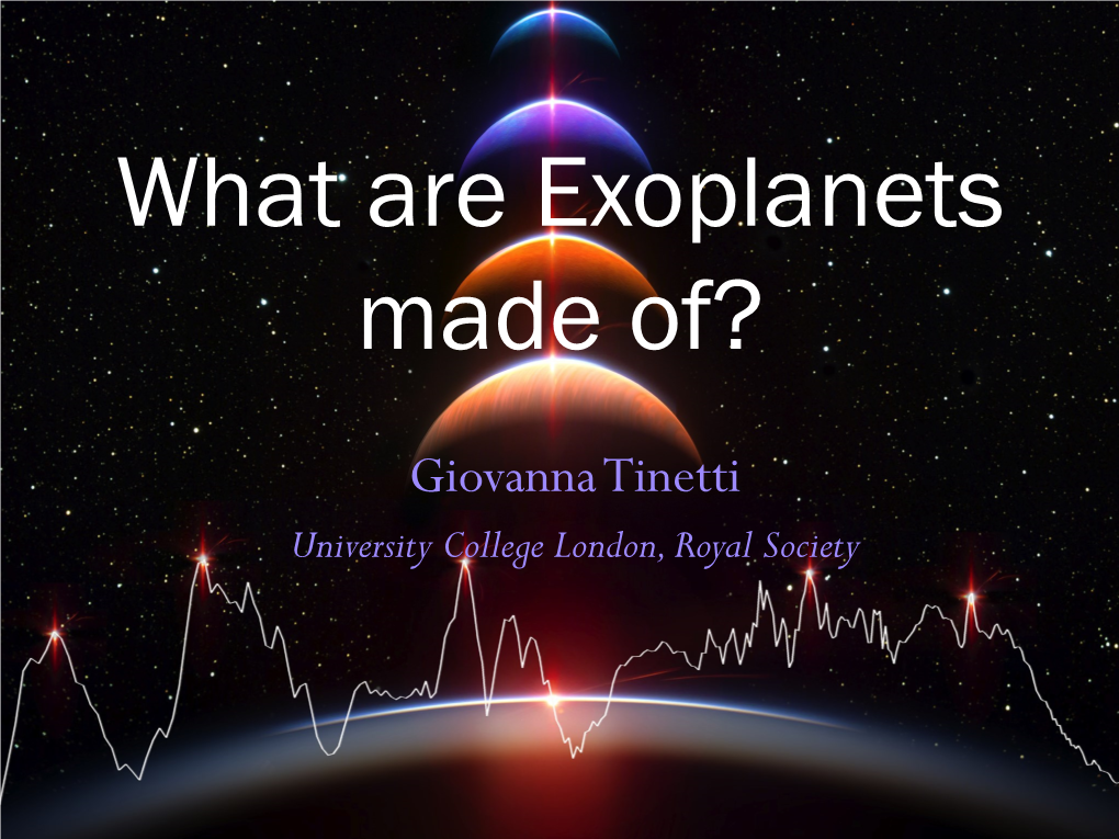 What Are Exoplanets Made Of?