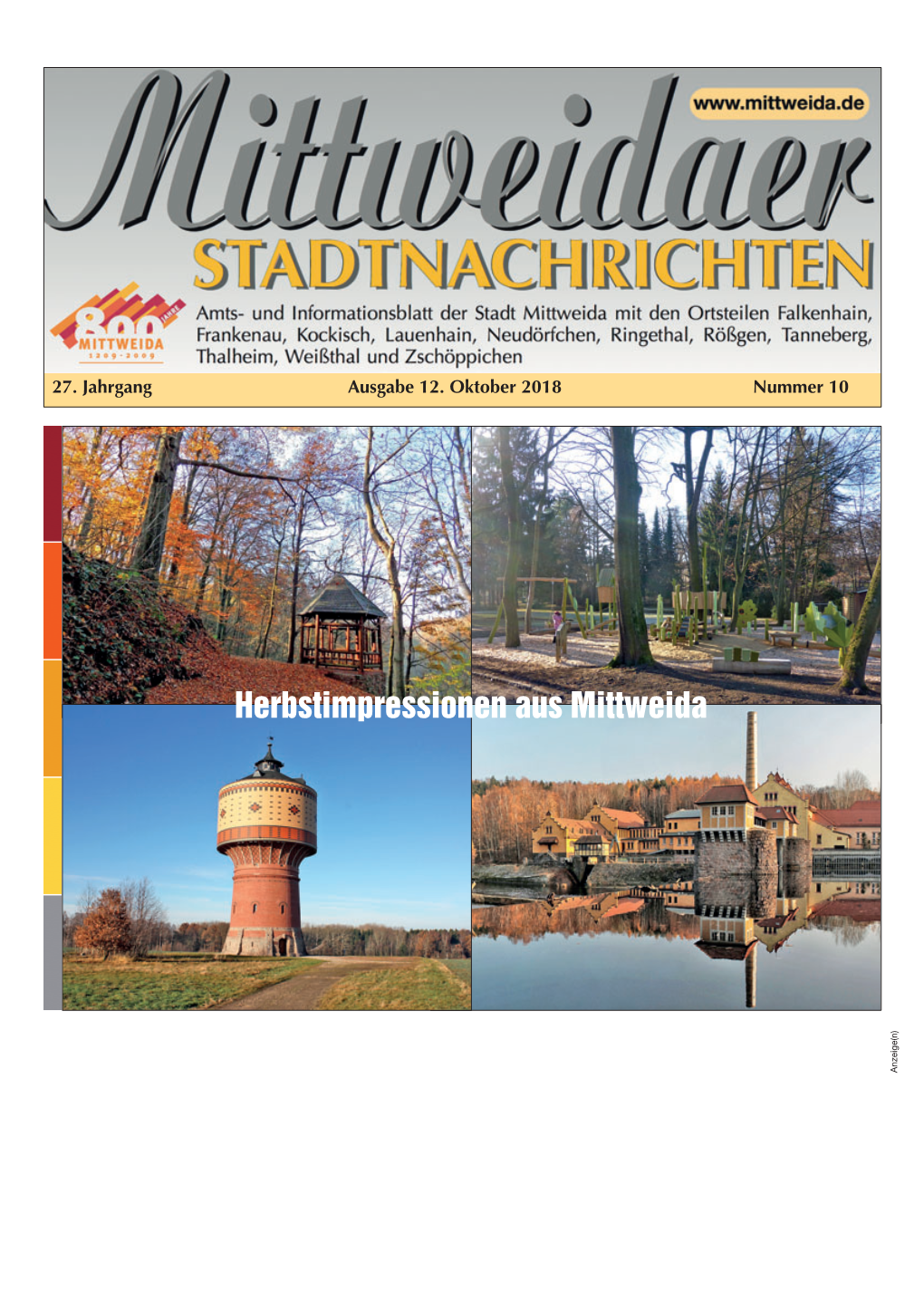 Herbstimpressionen Aus Mittweida Anzeige(N) Mittweidaer Stadtnachrichten Seite 2 12