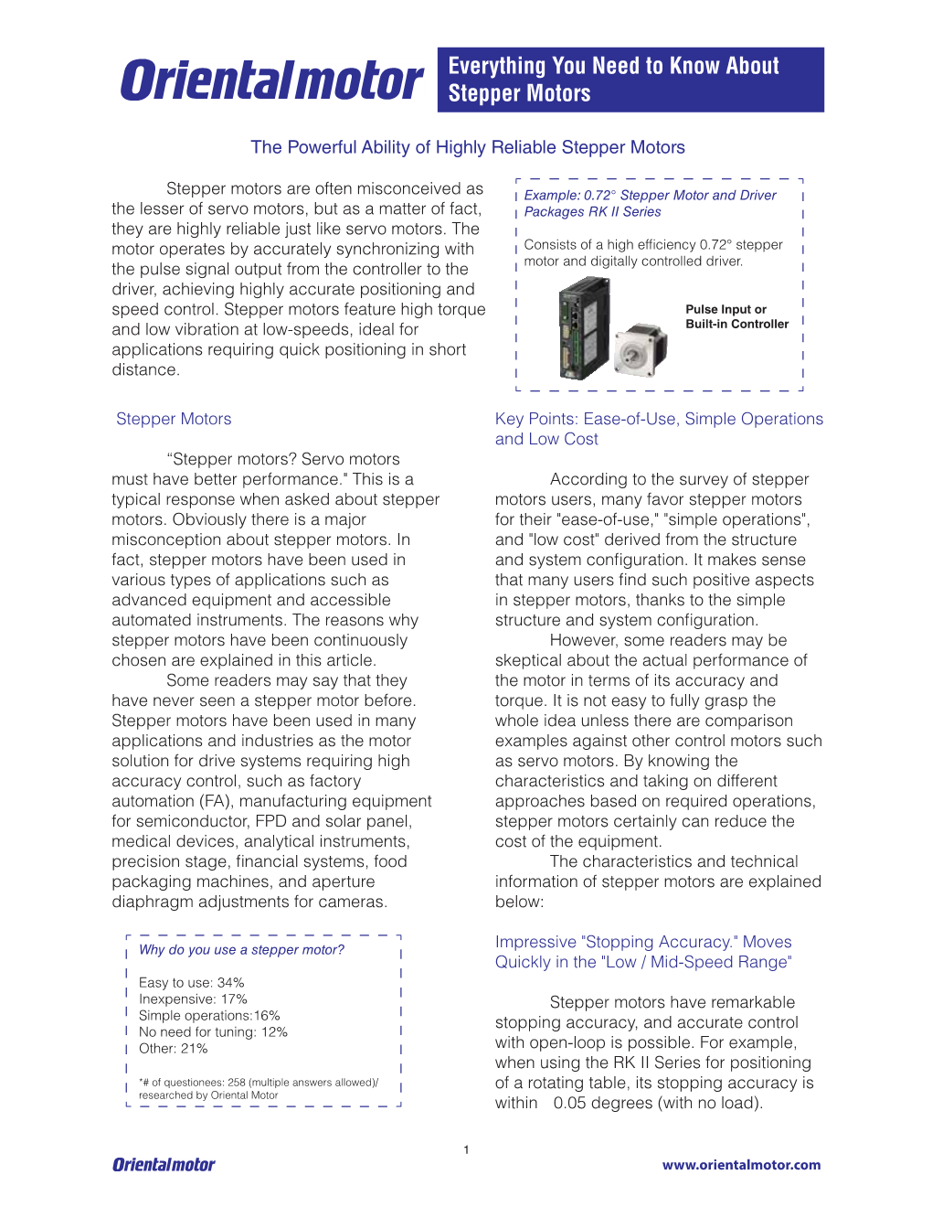 Everything You Need to Know About Stepper Motors