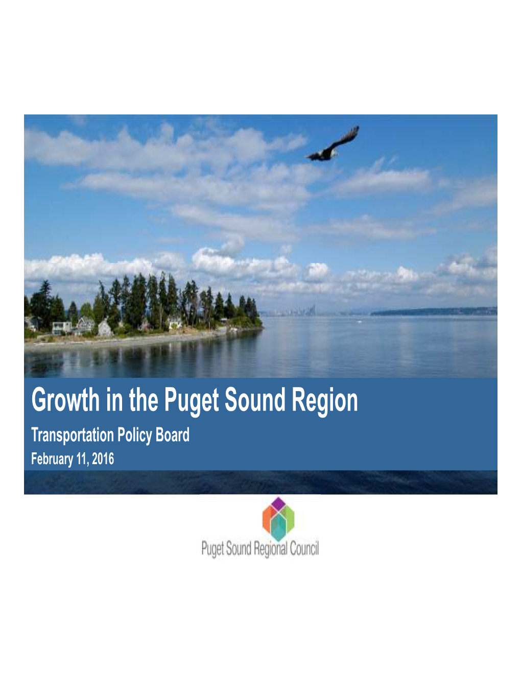 Growth in the Puget Sound Region