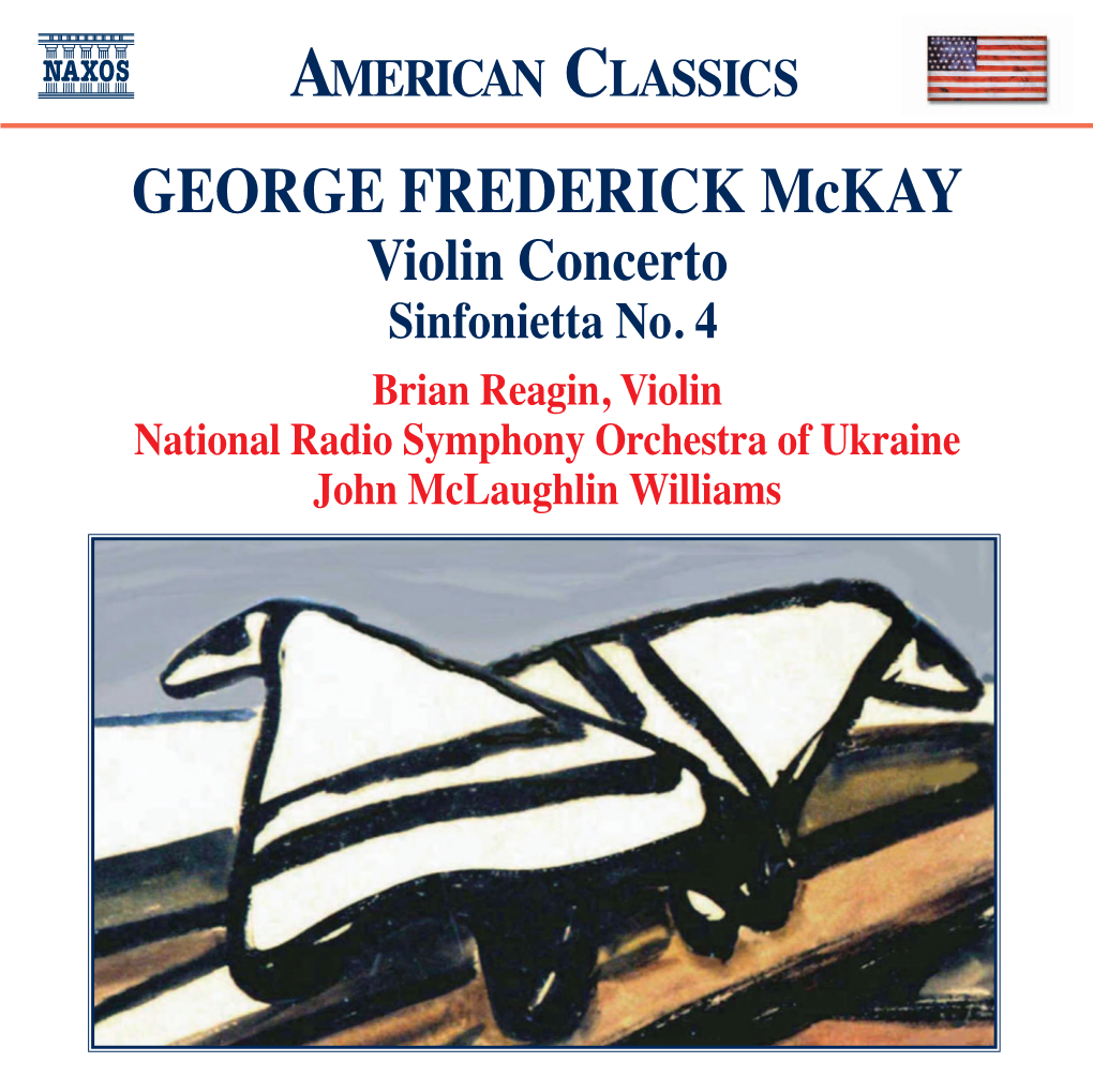 GEORGE FREDERICK Mckay Violin Concerto Sinfonietta No