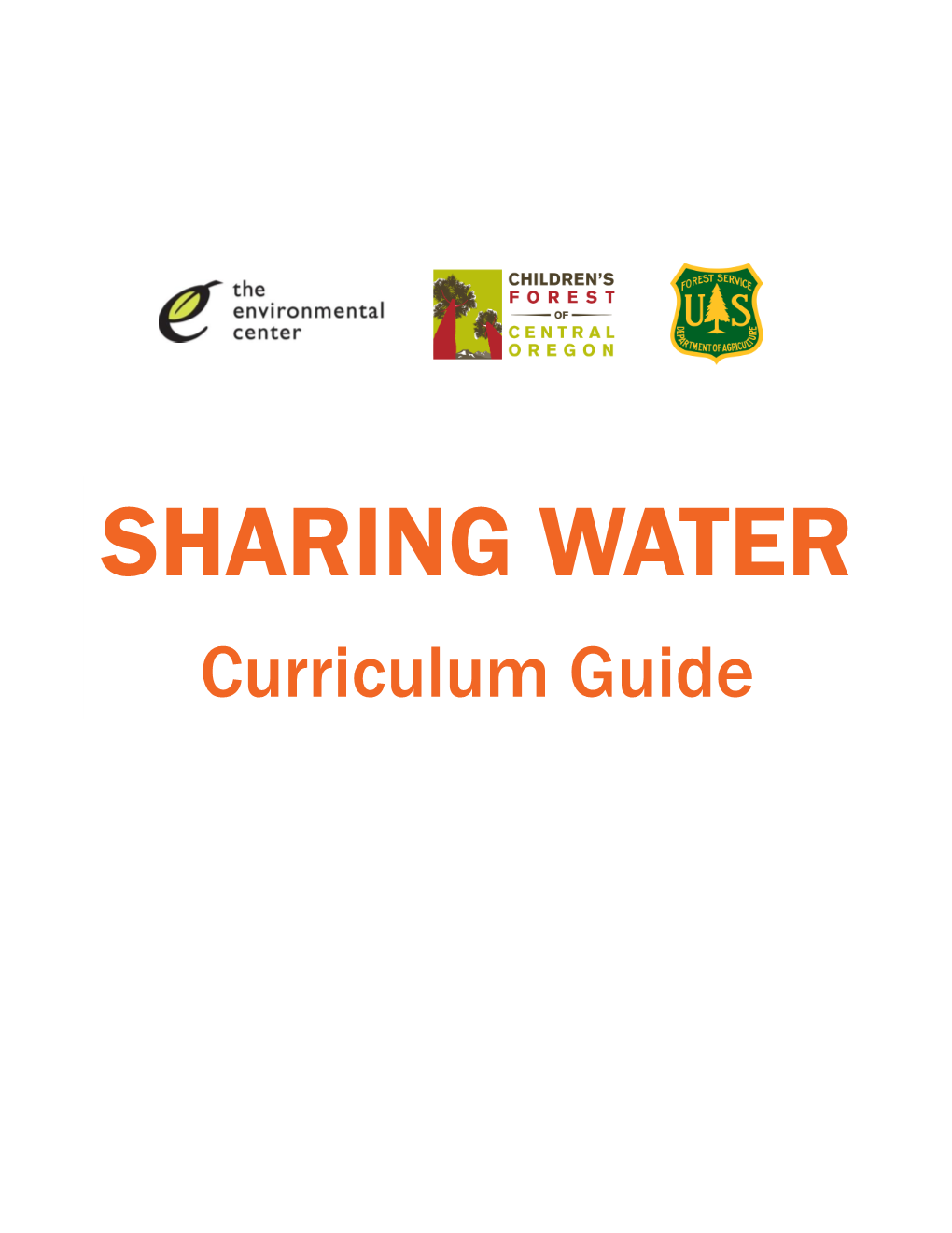 SHARING WATER Curriculum Guide