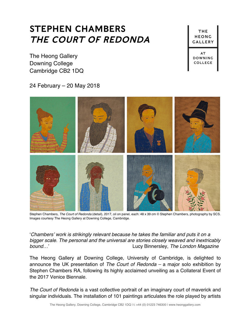 Stephen Chambers the Court of Redonda