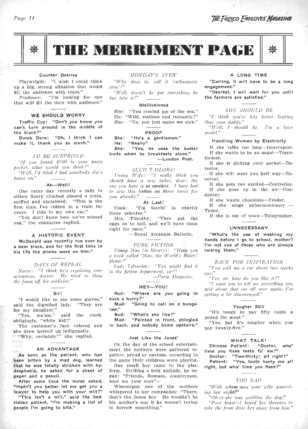 The Frisco Employes' Magazine, February 1934