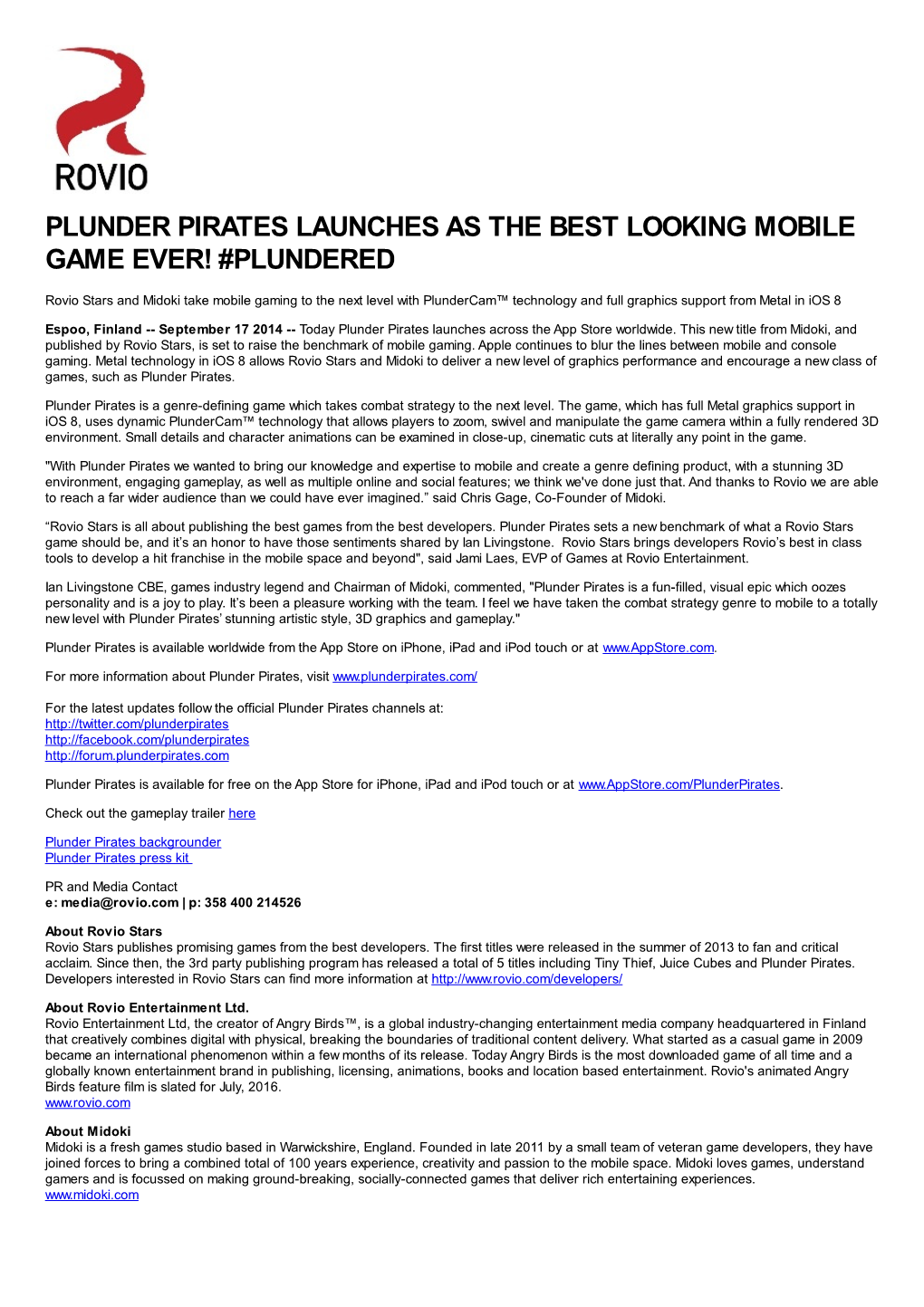 Plunder Pirates Launches As the Best Looking Mobile Game Ever! #Plundered