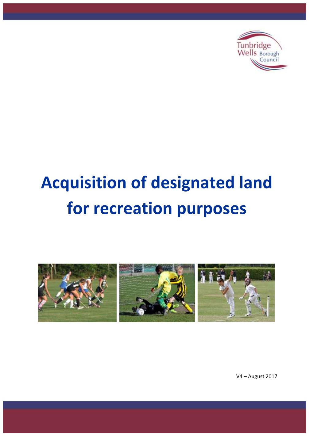 Acquisition of Designated Land for Recreation Purposes