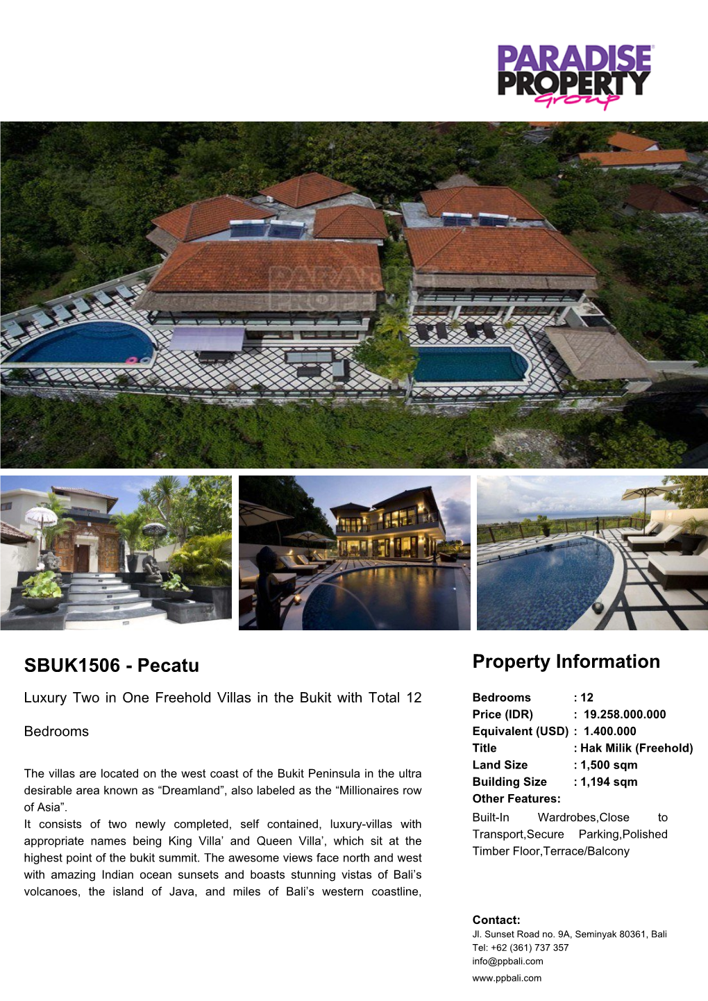 Luxury Two in One Freehold Villas in the Bukit with Total 12 Bedrooms