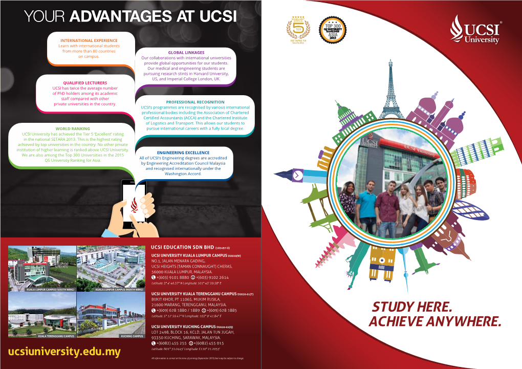 Your Advantages at Ucsi