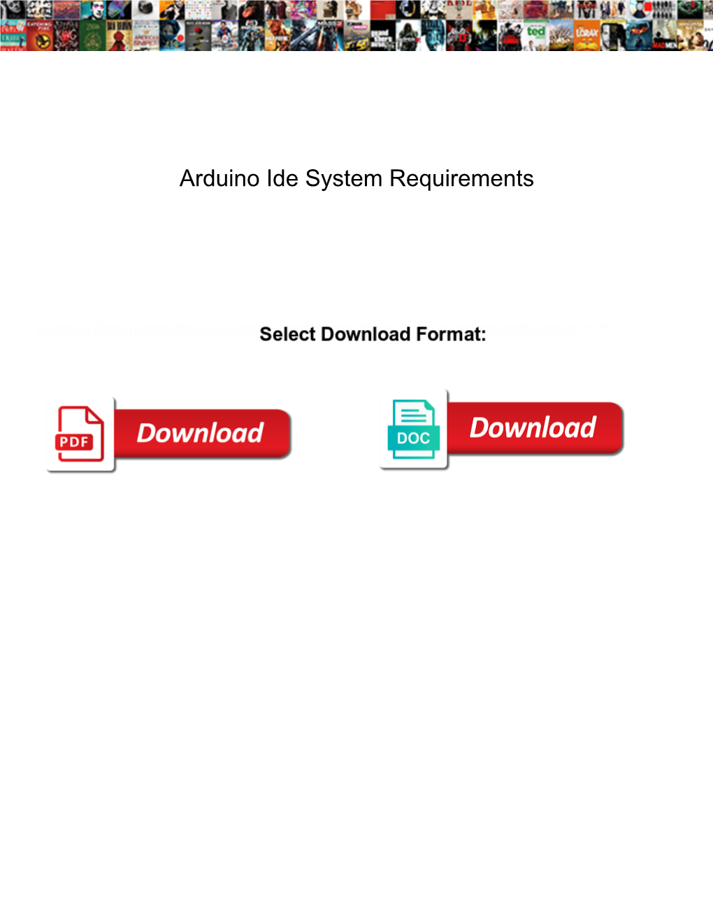 Arduino Ide System Requirements