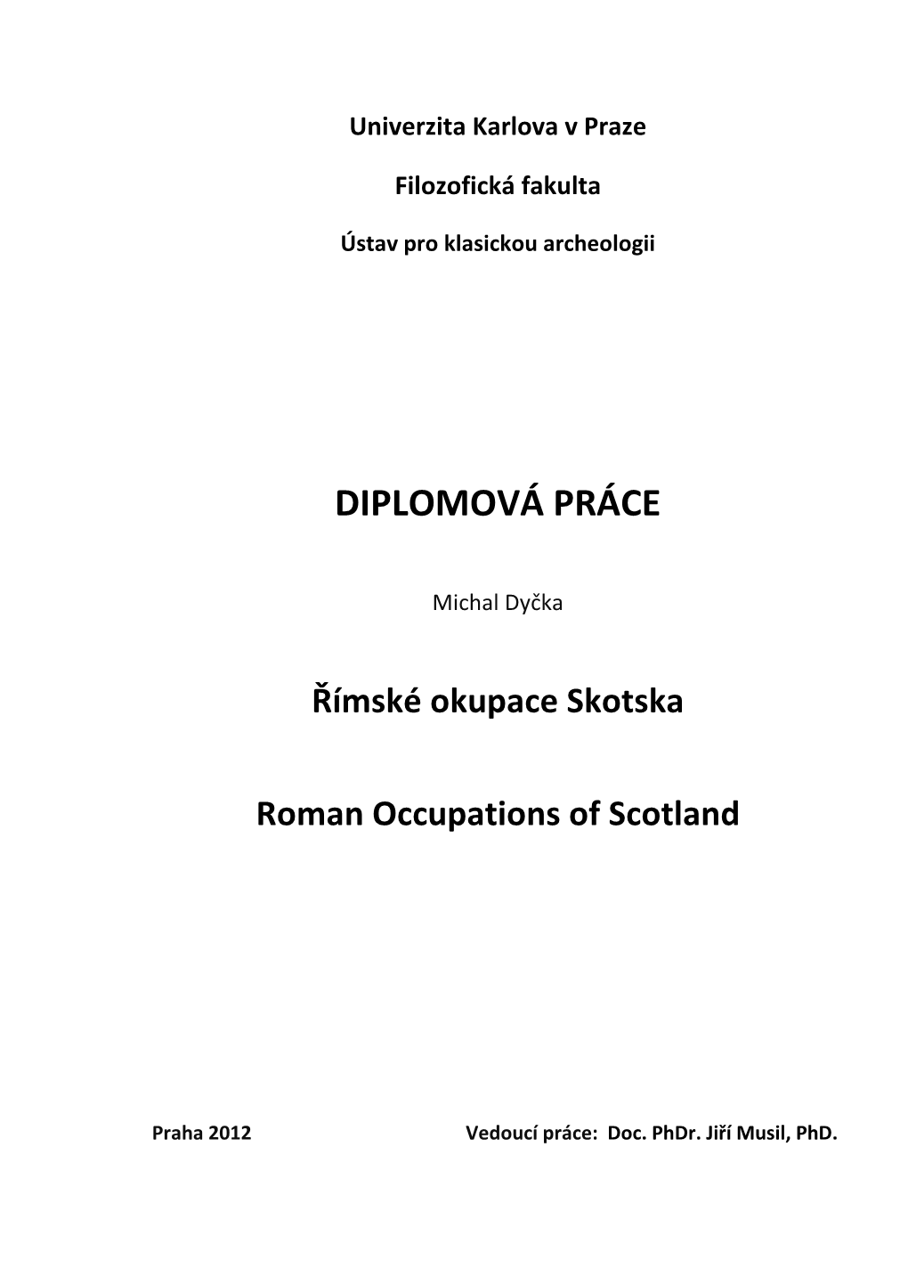 Diplomová Práce