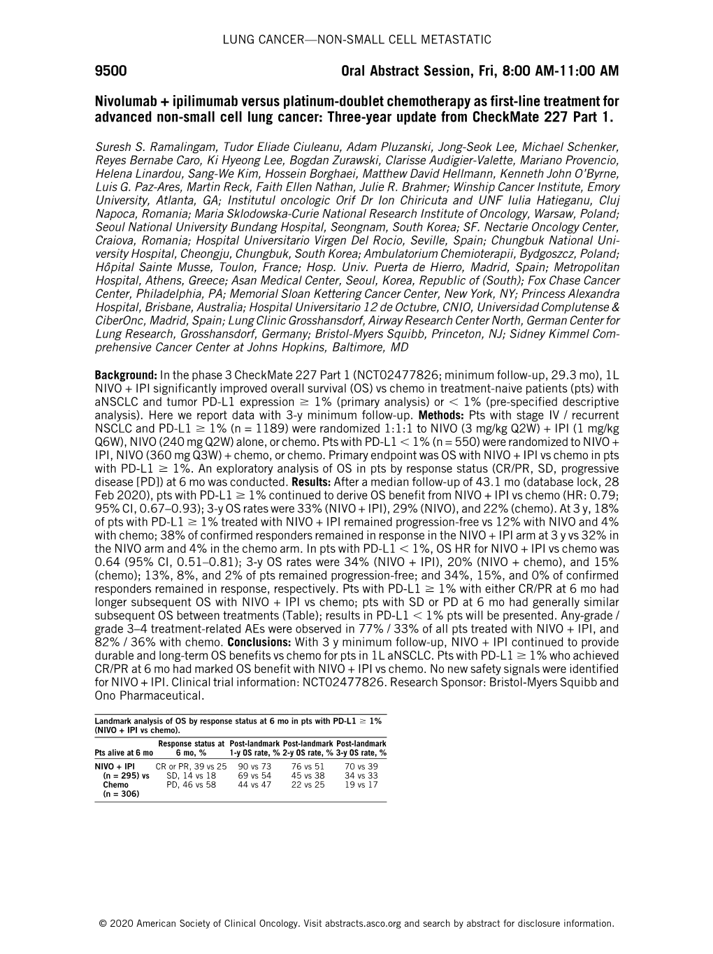 Lung Cancer—Non-Small Cell Metastatic