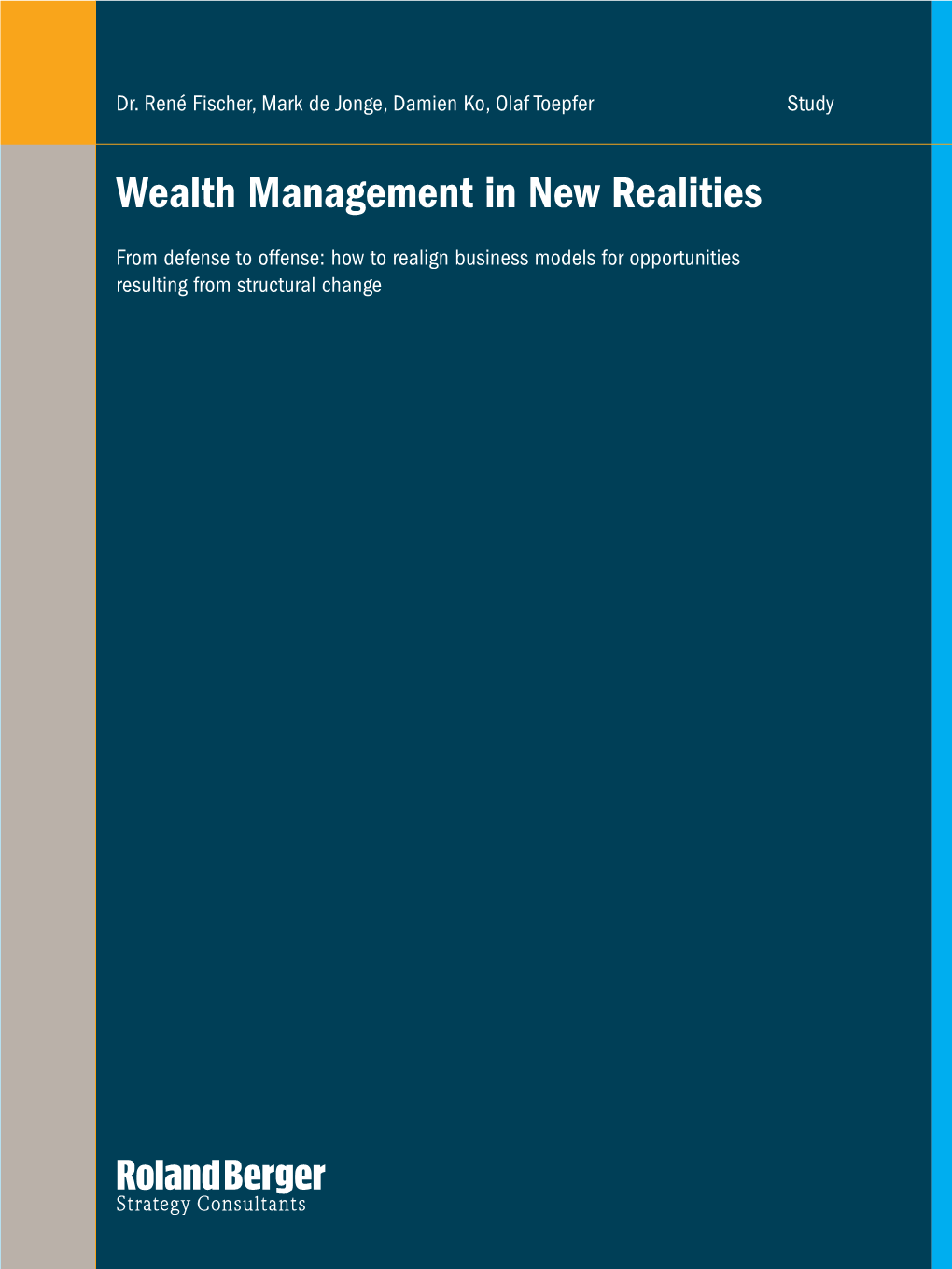 Wealth Management in New Realities