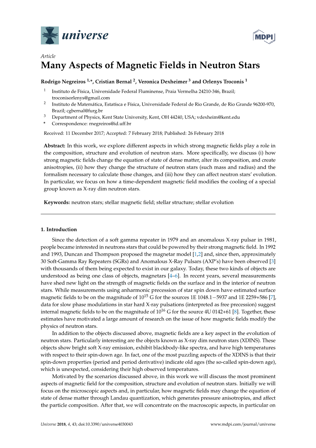 Many Aspects of Magnetic Fields in Neutron Stars