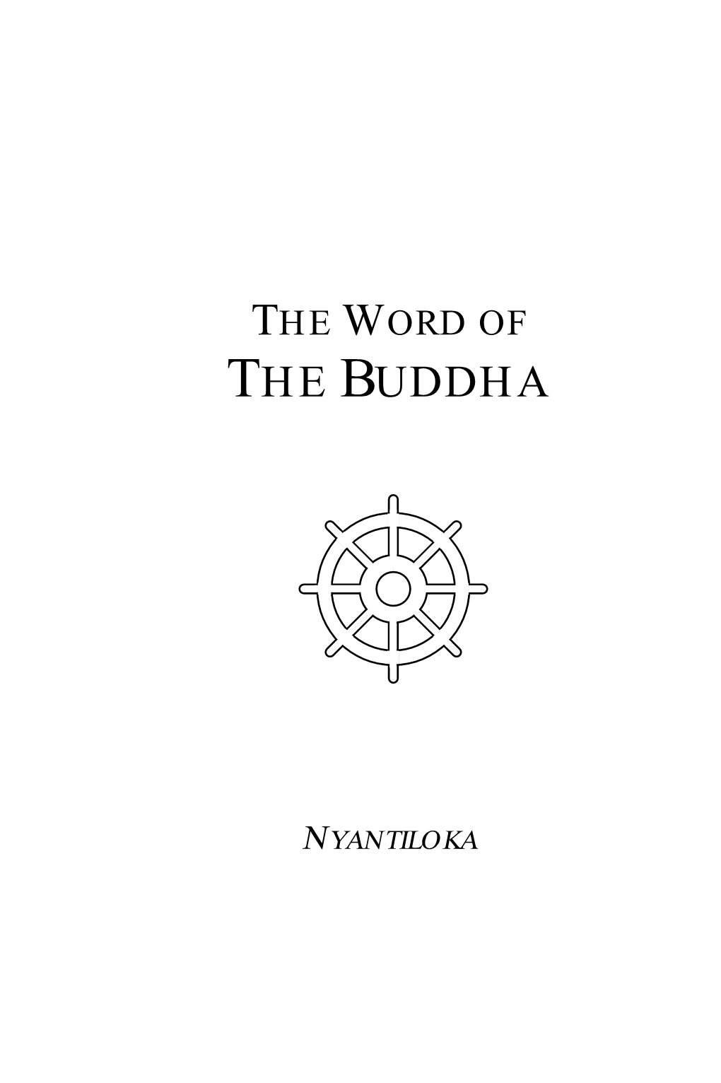 Word of the Buddha