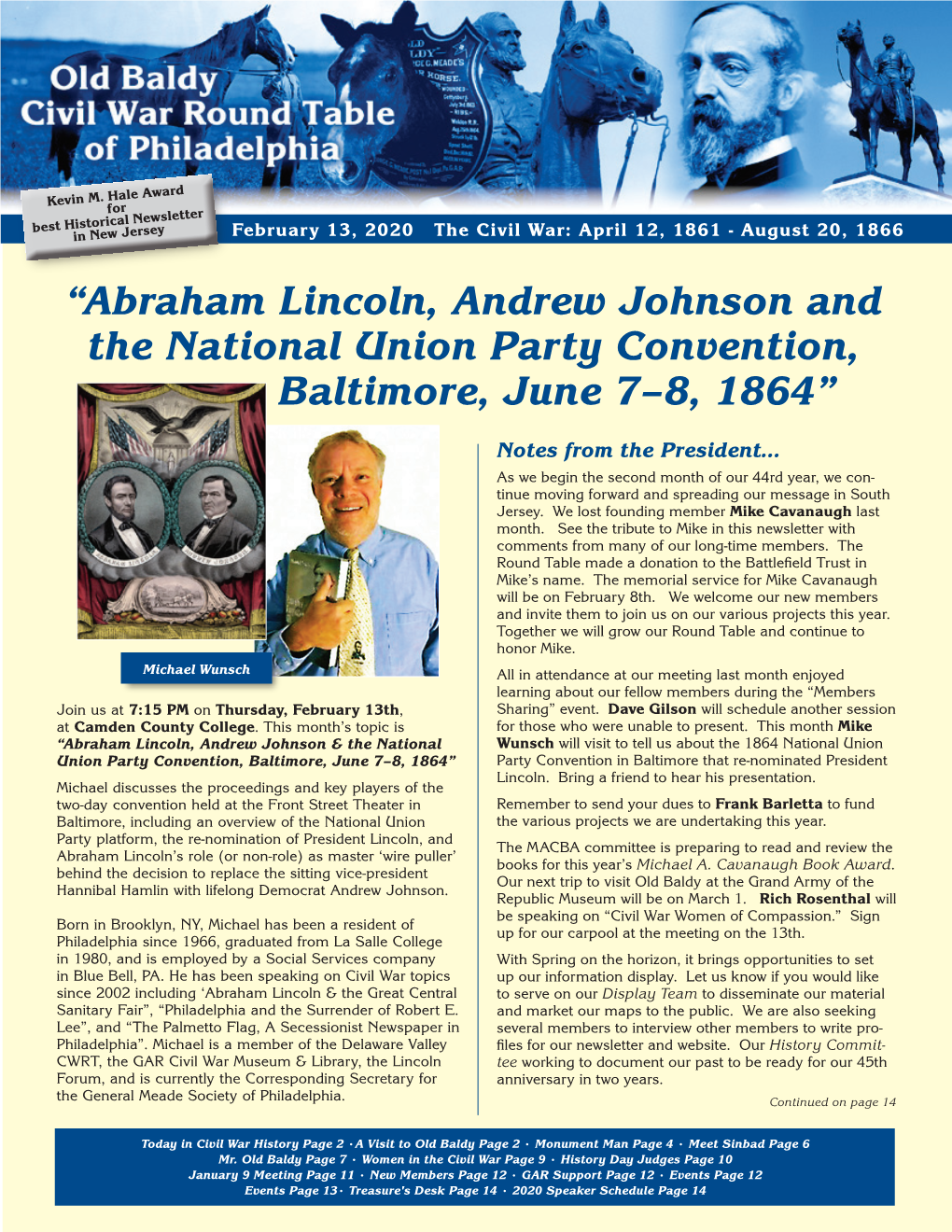 “Abraham Lincoln, Andrew Johnson and the National Union Party Convention, Baltimore, June 7–8, 1864”